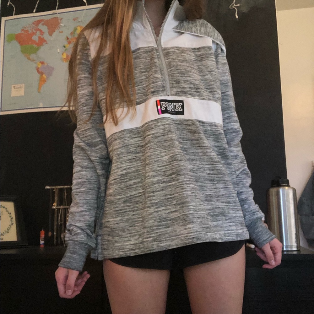 Hooded zip up